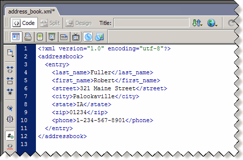 Code sample